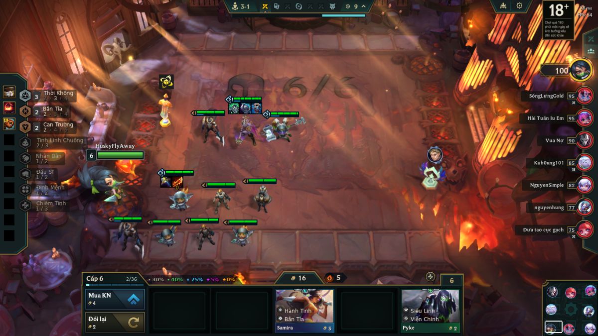 Kết hợp cùng Thời Không để tích lũy tài nguyên ở giai đoạn đầu game