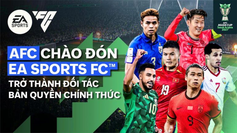 AFC hợp tác với EA SPORTS FC, đưa VCK Asian Cup 2027 lên nền tảng game đình đám